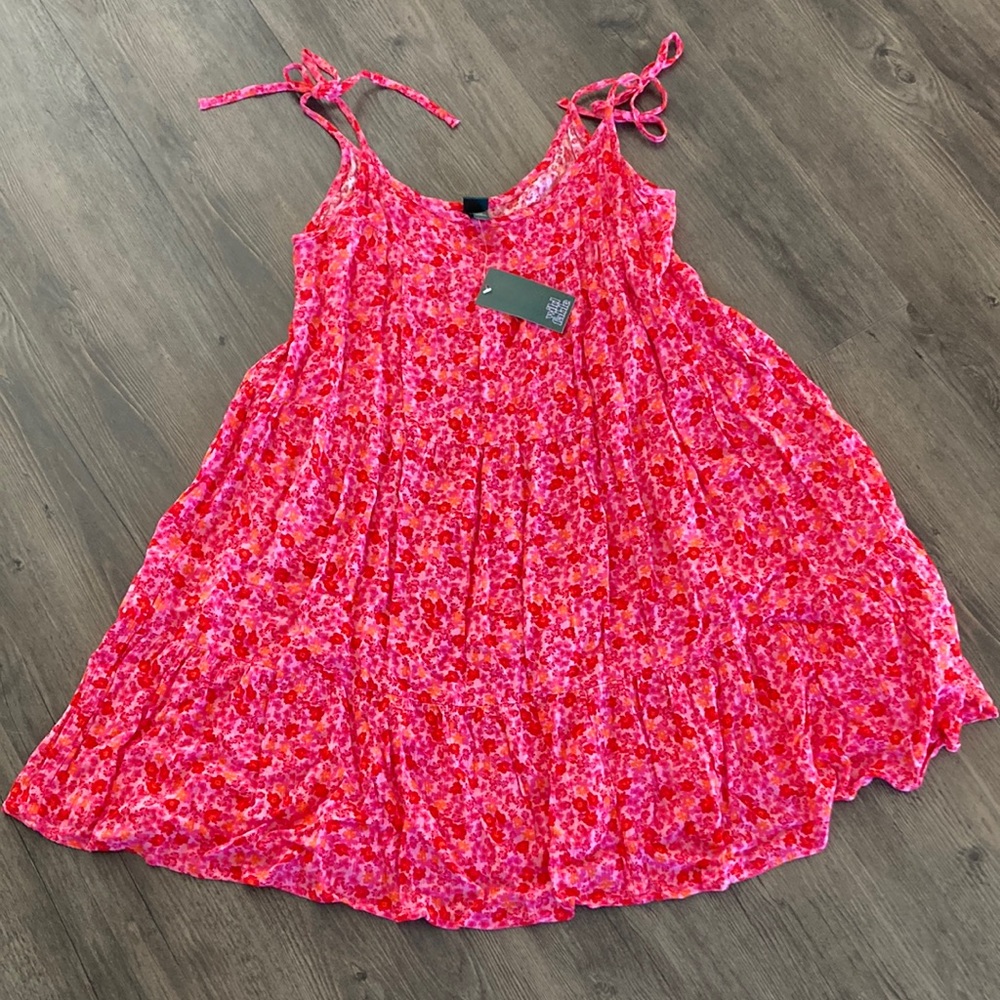 Wild Fable Sundress, pink floral size XS, NWT